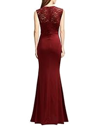 Mmondschein Vestido largo formal de dama de honor para mujer