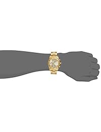 Invicta 1774 Pro-Diver Collection - Reloj de pulsera para hombre (acero inoxidable, chapado en oro de 18 quilates, con iconos)