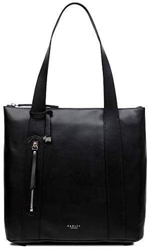 Radley of London TAYLORS COURT Medium Zip-Top Tote Bag - Black