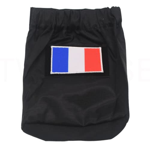 Waterproof Stem / Saddle Bag for BROMPTON French Flag Design (customise with your own patches)