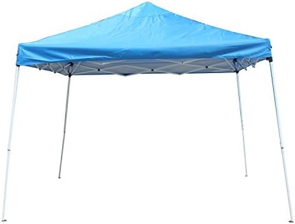 ALEKO GZP203BL Easy Popup Outdoor Collapsible Gazebo Canopy Tent 12 x 12 Feet Blue