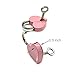 HPUFKOT Portable LED Desk Lamp - Pink Vintage Antique Style Padlocks Heart Shaped Padlock,3 Color Touch Control Rechargeable Lamp, Night Light, Bedside Lamp,Dining Room Lamp