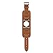 MoKo Compatible Band Replacement for Apple Watch 38mm 40mm Series 4/3/2/1, Genuine Leather Smart Watch Band Cuff Strap - Brown (Not Fit 42mm 44mm Versions)
