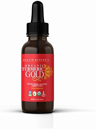 Organic Turmeric Gold liquid extract 2 fl oz. - Health Ranger Select