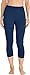 Coolibar UPF 50+ Women's Deep Water Swim Capris - Sun Protective (Small- Navy)