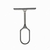 Center Support for Oval Closet Rod - Matte Nickel