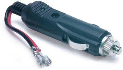 Sports Imports LLC Heavy Duty 12 Volt Fused Replacement Cigarette Lighter Plug with Leads & Indicator Light