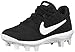Nike Boy's Alpha Huarache Varsity Low MCS (BG) Baseball Shoe, Black/White-Oil Grey, 1Y Regular US Little Kid