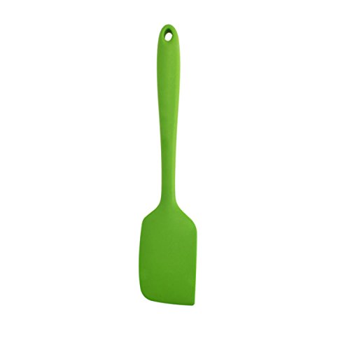 Farberware Colourworks Silicone Mini Spatula Scraper, 9-Inch, Bright Green