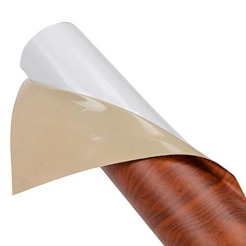 HOHO High Gloss Wood Grain Textured Vinyl Wrap Sticker Decal Car Interior Furniture Office(124cmx50cm) - Thumbnail 6