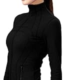 UDIY Women Running Yoga Slim UV Protect Sweatshirts with Two Side Pocket Jacket Coat