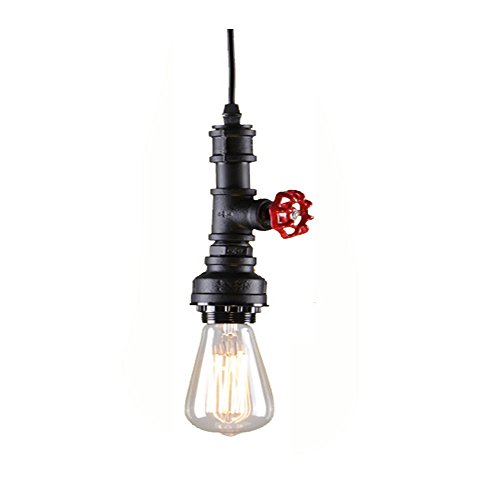 Wecus Ws1025 Vintage Metal Water Pipe Ceiling Drop Light Mounting