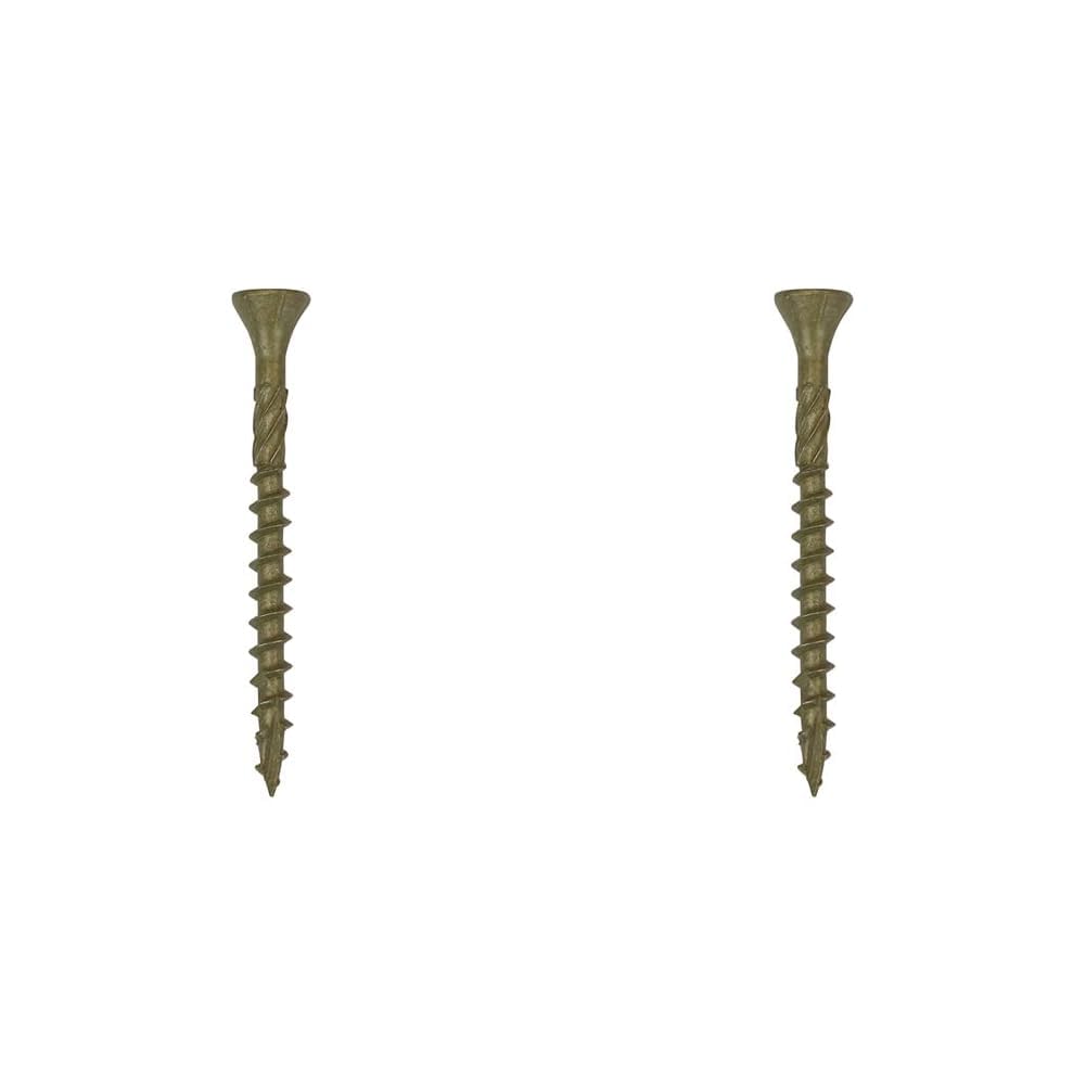 TIMCO C2 Decking Screw - GREEN TX20-4.5 x 50mm - Box 250 (Pack of 2)