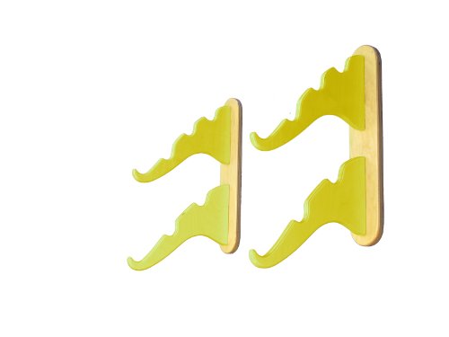 Surf Trunks Double Offshore/Inshore Fishing Pole Rack, Yellow