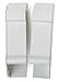 PlastxUSA PLX-BBSCWH Better Baseboard Cover Snap Cap, White