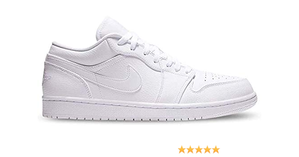 Amazon.com: Jordan Air 1 Retro Bajo, Blanco, 14 : Ropa, Zapatos y Joyería