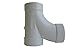 ZVac 5 Pack Central Vacuum Fittings Sweep T 3-Way Fittings Replacement Compatible for All Central Vacuum Systems