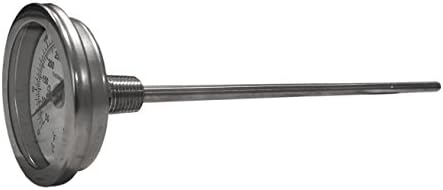 CNS Gauges 2" Dial 1/4" NPT Thermometer (9" 50-500)