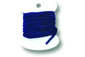 CREATIVE ANGLER Blue Rayon Chenille Fly Tying Thread for Fly Fishing, Fly Tying Material, Essential for Fly Tying Supplies for Fly Anglers, 2 Yards - Medium
