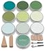 PanPastel Artist Pastels by GOLDEN, Greens Set, 10 Color, Professional Artist Pastels, Unique Pan Format (cake-like)