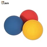 JBM Racquetball Squash 5.5cm / 2.17” Rubber 1 Red 1 Blue 1 Orange Balls in a Net 65-70% Rebound Rate Highly Visible for Racquetball Game Practice Training