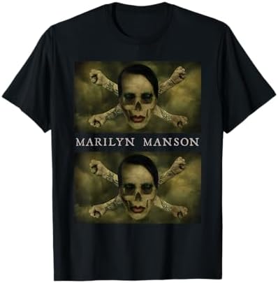 Amazon.com: Marilyn Manson Big Face Red Lips Premium Tri-blend T