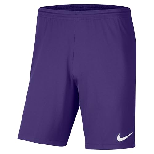 Nike BV6855-547 Nike Dri-Fit Park 3 Pantaloncini Uomo Court Purple/White Taglia L