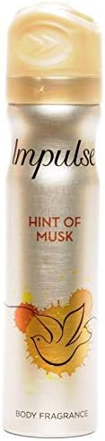 Impulse Body Spray (Body Fragrance Musk 2 x 75ml), 75 ml (Pack of 2)