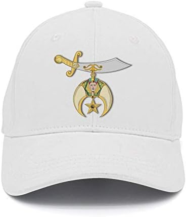 Logo of Shriners International Vintage Washed Dyed Cotton Twill Low Profile Adjustable Baseball Cap 08500