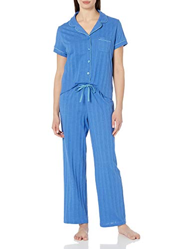 Karen Neuburger Women's Pajama Short Sleeve Stripe Girlfriend