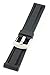 PerFit® Panerai Style Watch Band + Spring Bars, Premium PU Rubber, Black, 20 mm