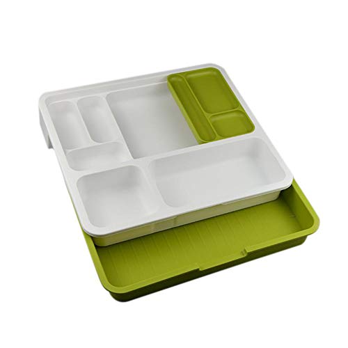 Cutlery Drawer Organizer Tray Kitchen Multi Layer Storage Box Large Size Drawer Box Removable Drawer Storage Box Household Goods Drawer Storage - Thumbnail 3