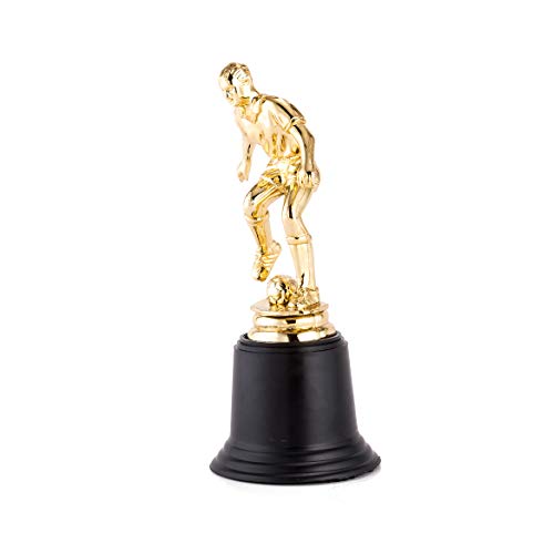 24 Pack Soccer Ball Trophy Gold Award Sports Team Participation MVP Trophies Awards Recognition Coaches Kids Tournaments Competitions Sport Party Decorations 6.3 x 2.76 Inches Each - Thumbnail 2