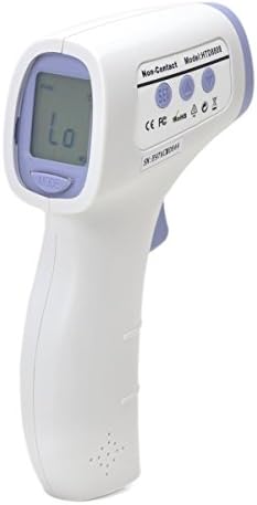 Generic Professional Multi-function LCD Non-contact Infrared Body Forehead Temperature Digital Meter Thermometer for Baby Child Adult(Purple)