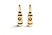 WGGE WG-3334 24k Gold Plated Banana Plugs or Connectors (Open Screw Type) (6 Pairs (12 Plugs))