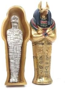 Puckator Anubis Sarcophagus with Mummy - Home Living Room Decoration - Gifts For Men Women, Multicolour, Length 13.5cm - Image 4