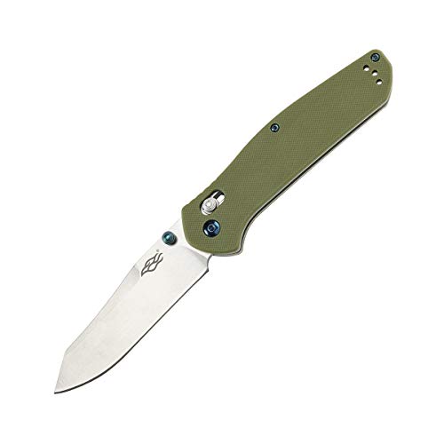 Firebird Knife F7562 by Ganzo G7562 Pocket Folding Hunting Knife G-10 Handle SS Blade (Green)