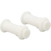 MOPFOL 2Pcs 3/4 in 18mm Boat Drain Tube, Nylon Plastic Yacht Thru Hull Drain Pipe Easy Installation Motorwell Drainage Boat Fittings