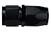 Straight -12AN Swivel Hose End Flare Steel Braided Black 12 AN, 9010-12B