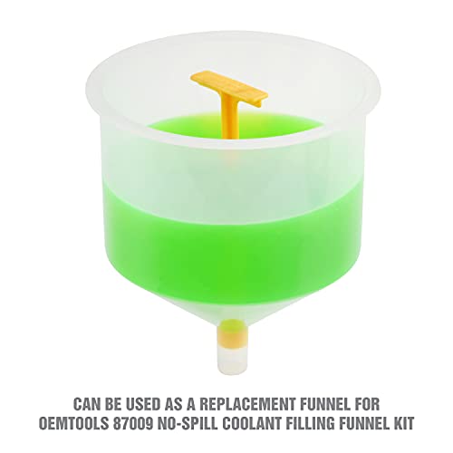 OEMTOOLS 87041 Drip Free Funnel For Automotive Fluids, 6 Piece Spill