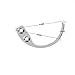 Mini Key, 2 Pack Retail Shop Tags'Hooks(58Mhz)