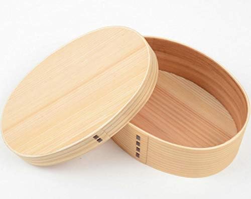 SKNSM Kids Single-layer Wooden Lunch Box Student Fast Food Box for school