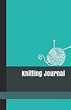 Knitting Journal: A Knit Project Organizer and Chart Keeper to Write In with Teal Blue Cover by Currant Lane