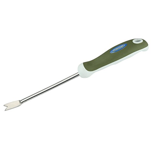 OVOS Manual Weeder Made of High Strength Stainless Steel with Ergonomic Handle Perfect for Gardening or Camping