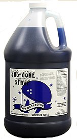 Cherry, Blue Raspberry, Orange, & Watermelon Snow Cone & Shave Ice Syrup-mixed Case-4 Gallons