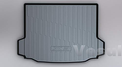 Vesul Rear Trunk Cargo Cover Boot Liner Tray Carpet Floor Mat Compatible with BMW G01 X3 2018 2019