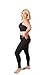 Extra Firm Footless Graduated Compression Microfiber Leggings Opaque Pants (20-30 mmHg) with Control Top (Large)