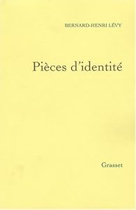 Book's Cover ofPièces d'identité : Questions de principe 11
