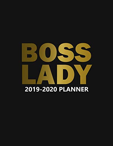 Boss Lady 2019-2020 Planner: Cute Golden Daily, Weekly and Monthly Planner. Pretty Black Two Year Organizer, Schedule and Agenda with Inspirational ... Vision Boards, ... (Female Empowerment Gifts) by Simple Planners