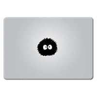 Soot Sprite Susuwatari My Neighbor Totoro Spirited Away Black Soots Dust Bunnies Miyazaki Apple Mac Air Pro Retina Laptop sticker